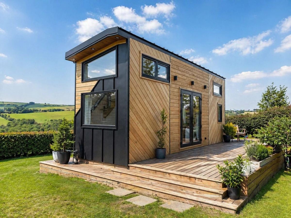 Quintillio Dartmoor — prefab home with two sleeping lofts